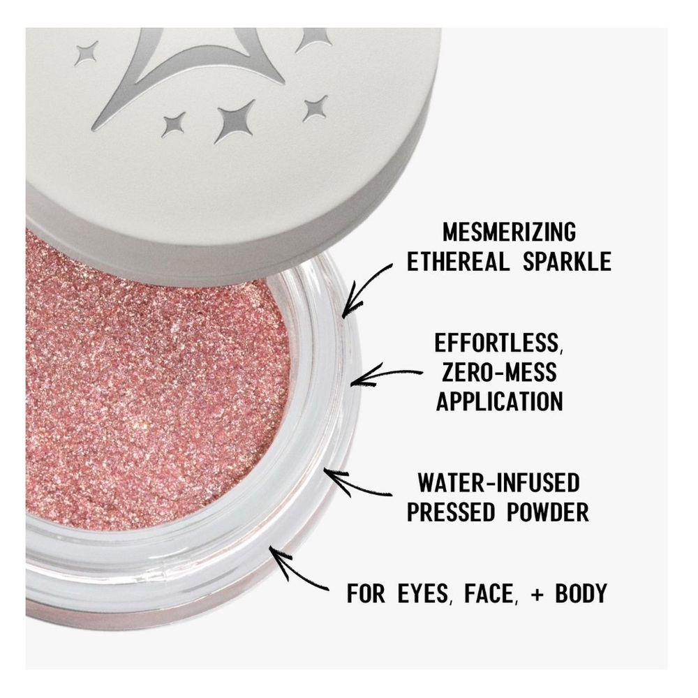 💖 NIB Half Magic’s Glitterpuck Pressed Glitter in Shade Dopamine Sparkle .3oz 💖